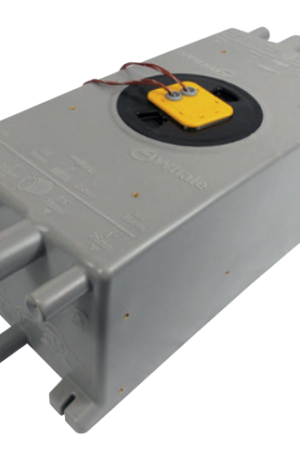 Grey Waste Tank 20 ltr capacity with 1 switch 12 v / 24 v