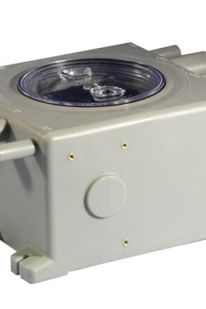 Whale Grey Waste Tank 8 ltr capacity with 1 switch 12 v / 24 v