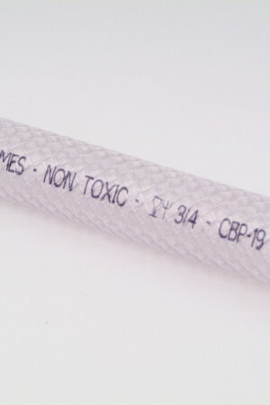 1" (25mm) Clear reinforced PVC Heavy Duty Food Quality Hose, 30M Length