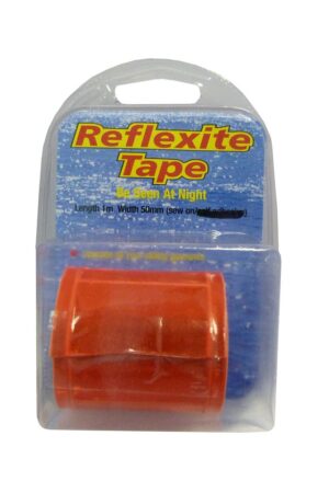 1M X 50MM Red Reflexite Fd 1403 (Solas/Dti Approved) & Grid Pattern Tape