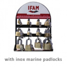 Marine ISO Padlock Display 54 pieces