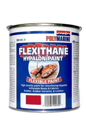 Flexithane Hypalon Paint - 500ml Red