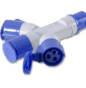 Three Way Adaptor 16A