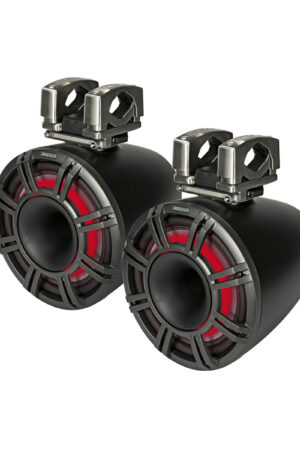 KMTC Marine 11" Horn Tower System - Black