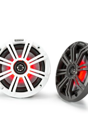 KM Marine 6.5" (165 mm) Coaxial Speaker System with LED Grills