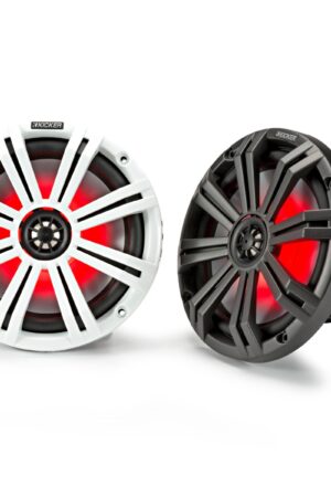 KM Marine 8" (200 mm) Coaxial Speaker System with LED