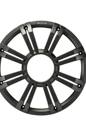 KMG Marine 10" Led Subwoofer Grill - Charcoal