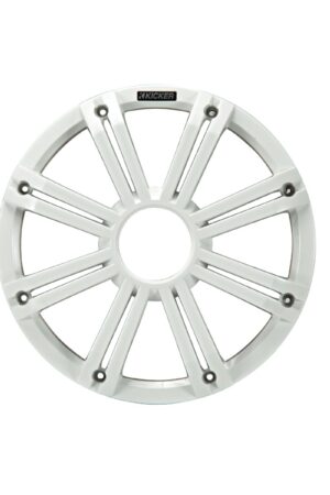 KMG Marine 12" LED Subwoofer Grill - White
