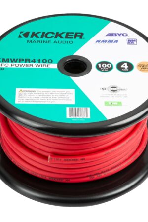 Marine 4AWG Red Power Cable - 100ft