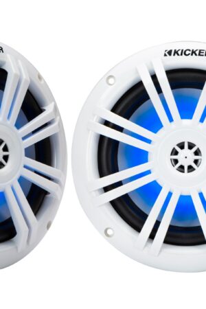 KM Marine 6.5" (165 mm) Coaxial Speaker System With LED Grills