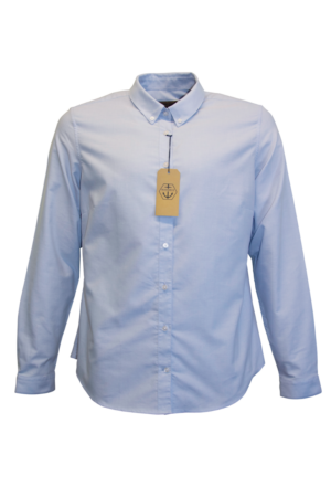 Maindeck Oxford Cotton Shirt-Light Blue-Ladies-8