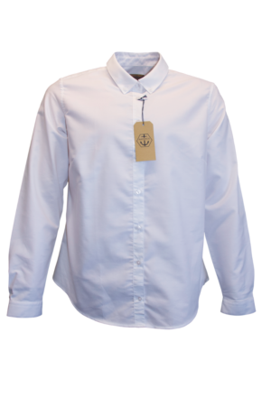 Maindeck Oxford Cotton Shirt-White-Ladies-8