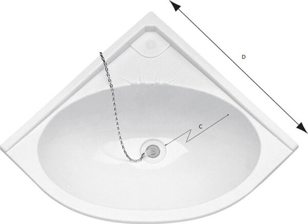 Angle Washbasin