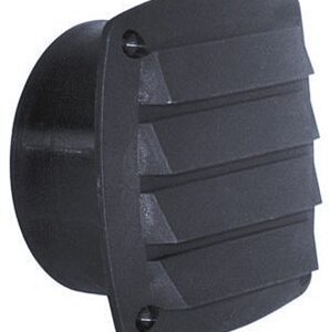 Round Vents + Flange (White)-Ø 100 - 125 x 125 mm