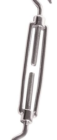 St. Steel Turnbuckles for Cable (2 Hooks)-8 mm Ø