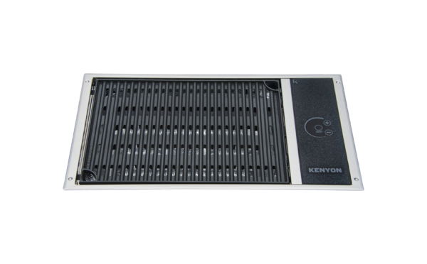 240V RECTANGULAR FLANGE ELECTRIC GRILL NO LID - COATED DRIP TRAY