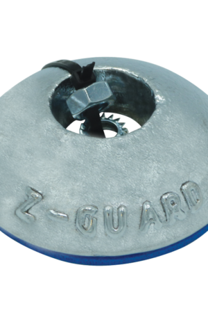 Zinc Hull Anode DISC 1 KGS NOM NET WEIGHT 100MM DIA KIT