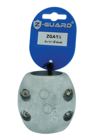 Shaft Globe Anodes-Zinc-1 1/2"