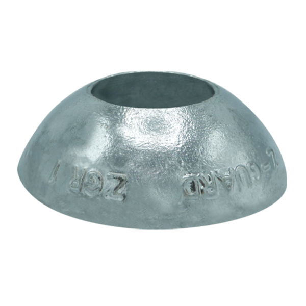 Zinc Hull Anode DISC 0.4KGS NOM NET WEIGHT 70MM DIA