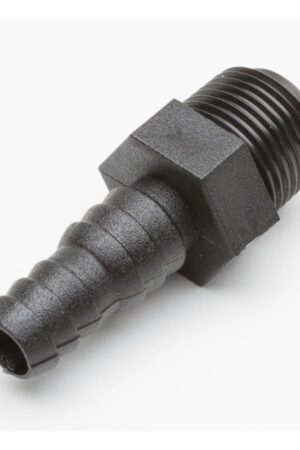 Straight threaded fitting of 3/8” Ø 10 mm / Ø 12mm
