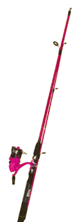 Cosmic 6ft Rod & Reel Fishing Set-Pink