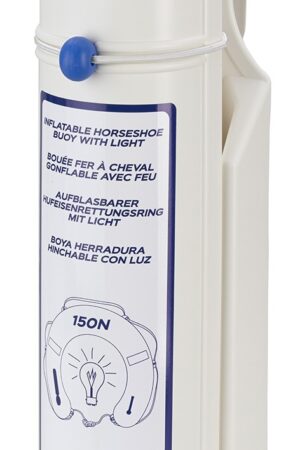 Inflatable Horseshoe Buoy-White