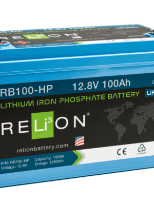 RELiON 12.8V 100Ah HP LiFePO4 Battery