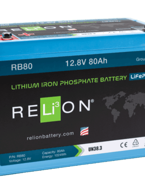 RELiON 12.8V 80Ah 4SC LiFePO4 Battery