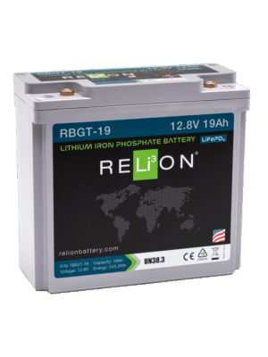 RELiON 12.8V 19Ah Anderson LiFePO4 Battery