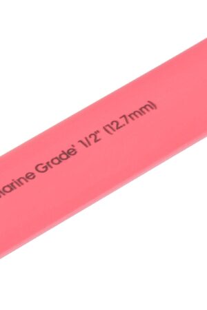 Heat Shrink Tubing, 48" (122 cm) Long, 1pc-1/2" (12.7 mm)-Red