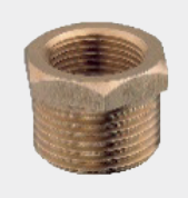 Reduced dual niple 1" to 3/4"