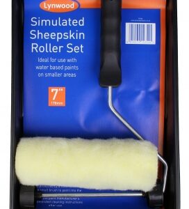 Simulated Sheepskin Roller Set 7"