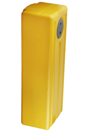 Vertical plastic black/grey water tank lt. 103