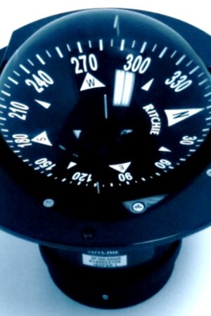 Globemaster Flush Mount Sailboat 6" Black