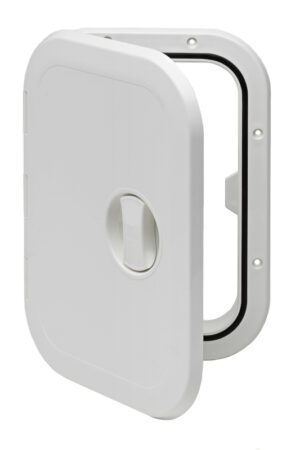 Small Rectangular Hatch White 2014 Series