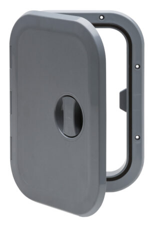 Small Rectangular Hatch Grey 2014 Series