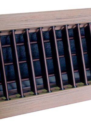 Teak Supply Damper Vent 100x100 (4x4")