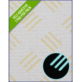 Checker Grey/Blue Glow 412 x 203 x 3mm