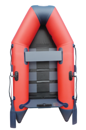 2.50m Red WavEco Ultra inflatable boat with a solid transom & Slatted Floor