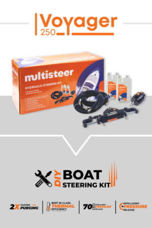 Hydraulic Steering Kit for Engines up to 250 HP