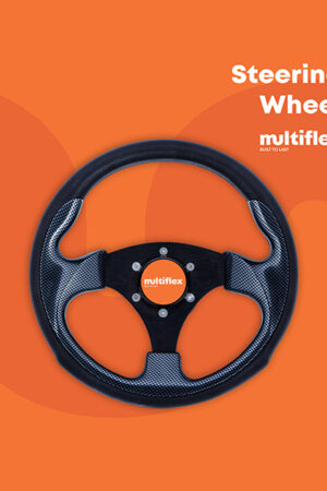 Zeta Sports Black Steering Wheel