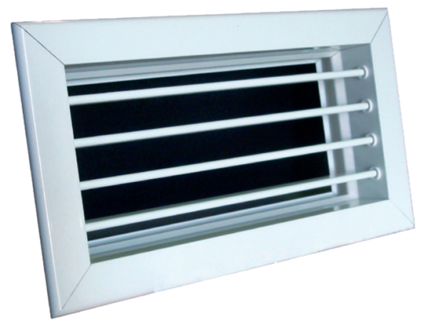 White Aluminum Return Air Grille 250x150 mm (10x6")