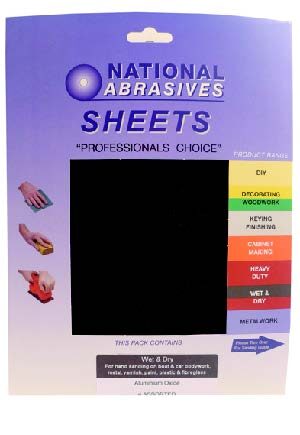 P1200 wet & dry aluminium oxide 25 box