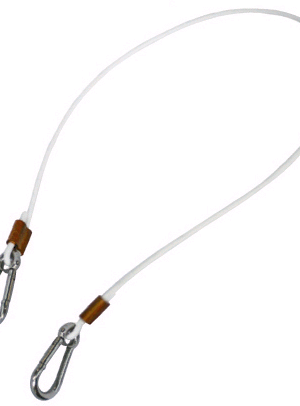 Outboard Safety Cable inc Snap Hooks 600mm