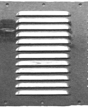 SS Louvered Vent 360 x 185mm AISI 316