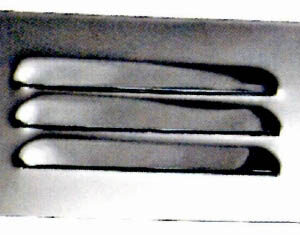 SS Louvered Vent 127 x 66mm AISI 316