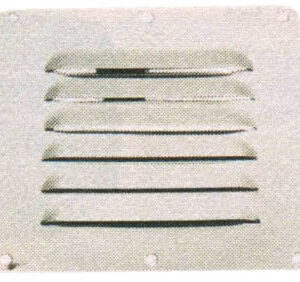 Louvered Vent AISI316 127 x 115mm