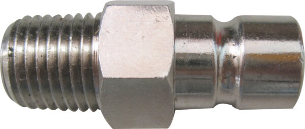 Waveline Honda 1/4" Male NPT tank connector Nickel plated brass