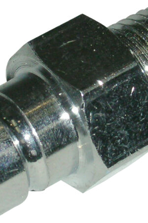 Waveline Suzuki (Over 75 HP) Straight Brass / Nickel Plated 1/4"