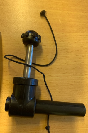 Replacement Oarlock pin & retainer Black (no pad) SU